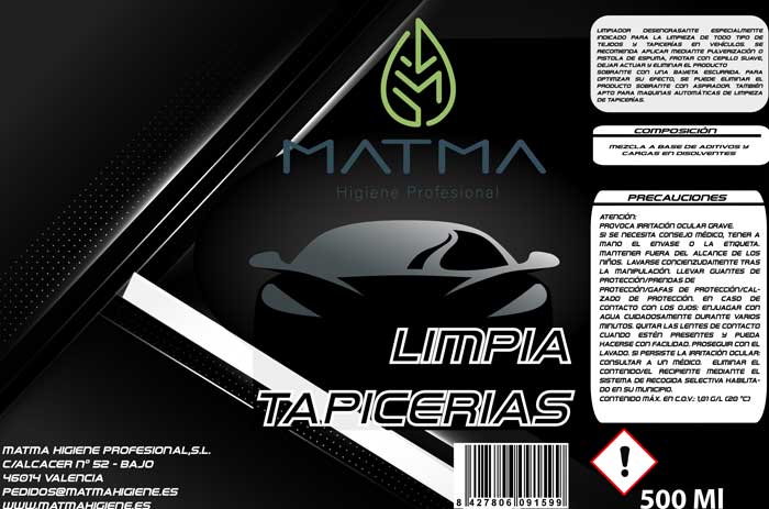 Limpia Tapicerías IADA 500 ml - 5,90 € - www